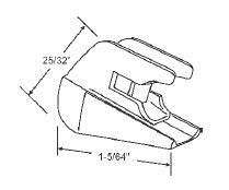 STB Bottom Guide for Window Channel Balance, Unattached