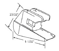 STB Bottom Guide for Window Channel Balance, Unattached