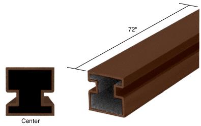 CRL Duranodic Bronze Center Post Extrusion -  72 inch Long