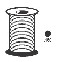 STB Solid Foam Screen Retainer Spline, Black, .150, 500 Foot Roll