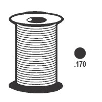 STB Solid Foam Screen Retainer Spline, Black, .170, 500 Foot Roll