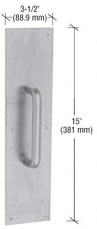 CRL 15" Round Brushed Stainless Pull Plate