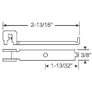 Metal Bracket for Tubular Window Balances
