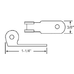 Metal Bracket for Tubular Window Balances