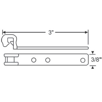 Metal Bracket for Tubular Window Balances
