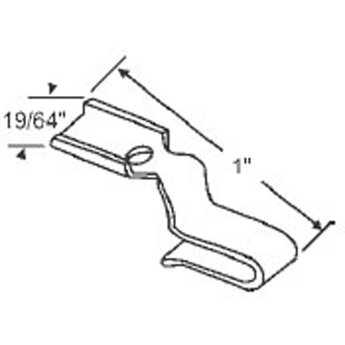 STB End Clip, Factory Installed, 75 Series Spiral Balances