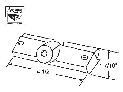 STB Window Operator Cover, Stone