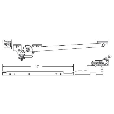 STB Enhanced Casement Window Operator, Right Hand, Sill Mount | SPECIAL ORDER