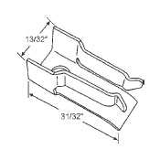 Metal Sash Clip for Tubular Window Balance