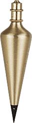CRL 16 Ounce Brass Plumb Bob 10-32 Thread