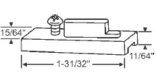 STB Pivot Bar with Screw for Tubular Balances