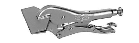 CRL 8" Flat Jaw Vise Grip Sheet Metal Working Pliers