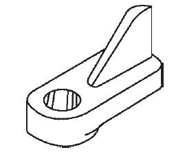 STB Window Screen Clips, Plastic, Natural, Flush - Package