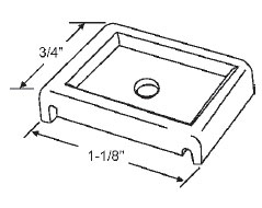 STB Sliding Window Glide, Nylon - Package
