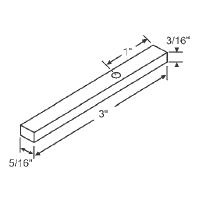 STB Stainless Steel Pivot Bar, with Thread