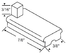 STB Sliding Window Glide, Nylon - Package