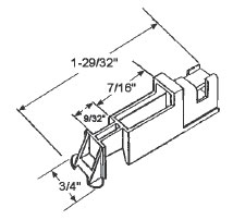 STB Top Guide for Window Channel Balance, Unattached