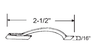 STB Tension Springs, Flat, 3/16" Wide - Package of Twenty-Five