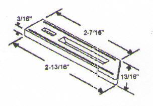 STB Tilt Latch Blade, Left Hand