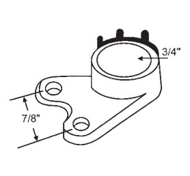 STB Plastic Torque Bar Bearing - Pair