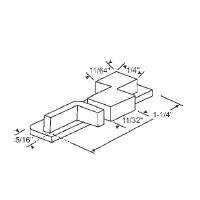 Dust Cover for Tubular Window Balance, Right Hand