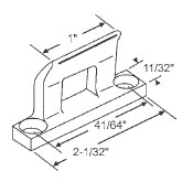 STB Window Spring Catch Keeper for 32-277