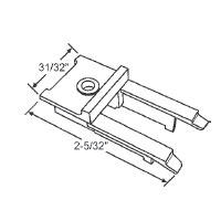 Sash Stop for Window Channel Balances, Black