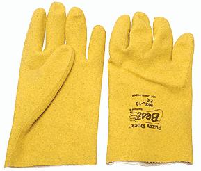 Fuzzy Duck PVC Gloves - Extra Large