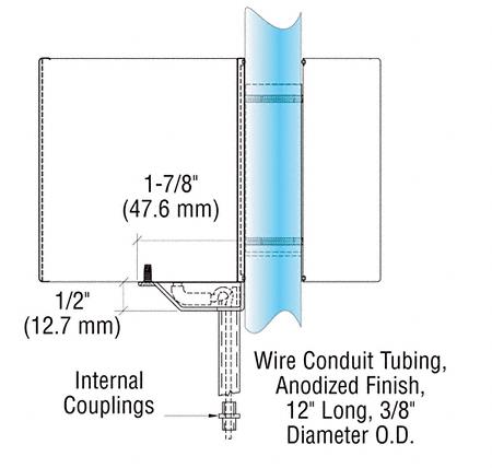 CRL Black Anodized Conduit Kit