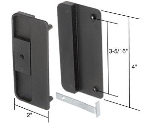 CRL Sliding Screen Door Latch and Pull for Jim Walters and Ritescreen Doors, 3-5/16" Screw Holes