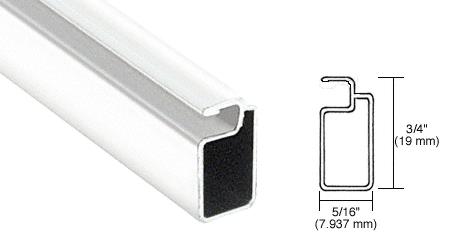 CRL White Finish 3/4" x 5/16" Extruded Aluminum Screen Frame - 12 ft long