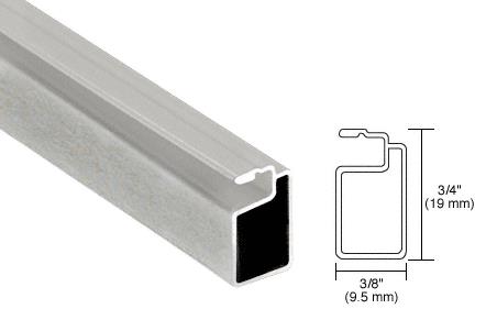 CRL Mill Finish 3/4" x 3/8" Extruded Aluminum Screen Frame - 12 ft long