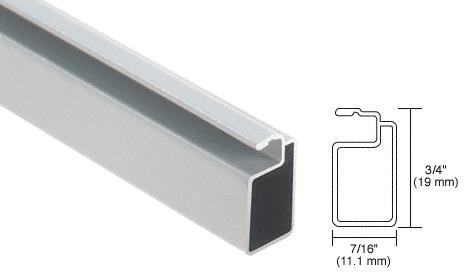 CRL Mill Finish 3/4" x 7/16" Extruded Aluminum Screen Frame - 12 ft long