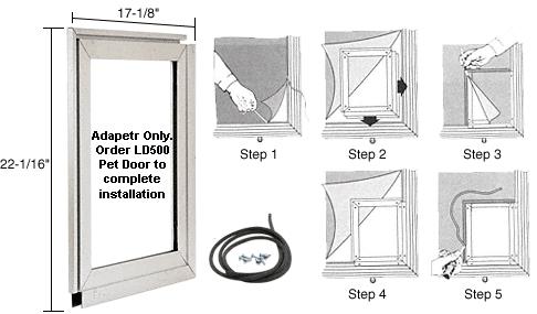 CRL Large Pet Door Adapter