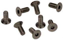 CRL Antique Brushed Nickel Allen 6 mm x 12 mm Cover Plate Flat Head Screws - Package