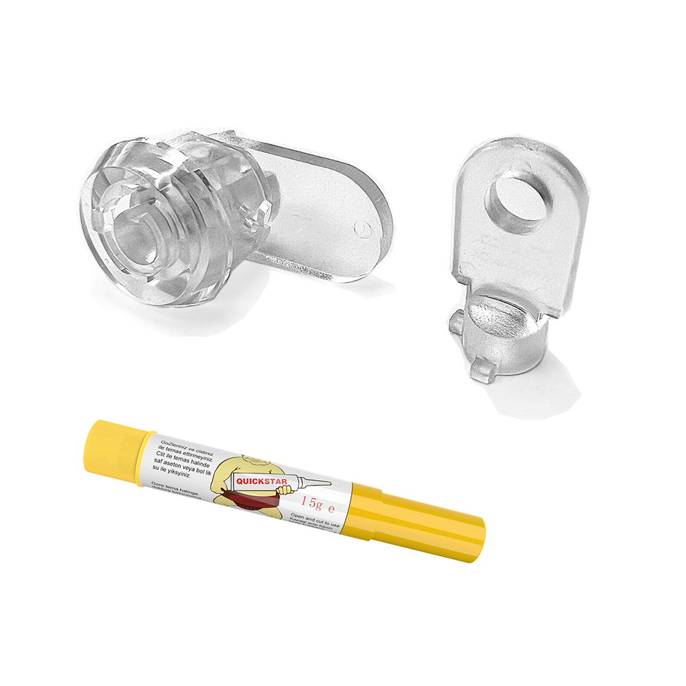 Gordon Glass&#174; Acrylic Cam Lock for Swinging Showcase Doors