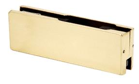 CRL Polished Brass Finish Top or Bottom Patch Fitting - Less Fitting