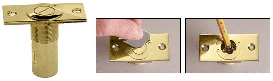 CRL Brass Dust Proof Keeper Locking Option