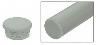 CRL Agate Gray Quick Connect Color Match End Cap for 1-1/2" Diameter Tubing