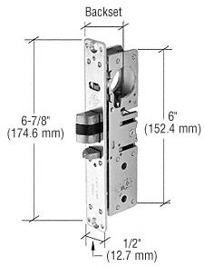 CRL Adams Rite 1-1/8" Backset Deadlatch Lock-Right Handed