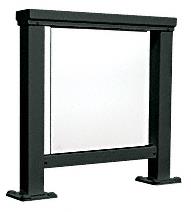 CRL Matte Black 200 Series Aluminum Glass Railing System Small Showroom Display- No Base