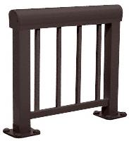 CRL Matte Bronze 300 Series Aluminum Picket Railing System Large Showroom Display- No Base