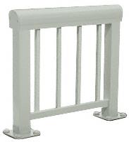 CRL Agate Gray 300 Series Aluminum Picket Railing System Small Showroom Display- No Base