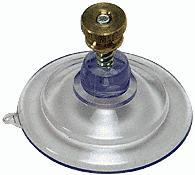 1-3/4" Medium Suction Cups with Studs and Knurled Nuts  - 25 pack