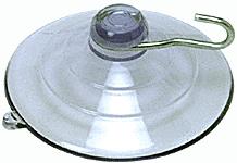2-1/2" Large Suction Cups with Metal Hooks - 25 pack