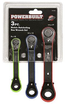 CRL 3 Piece Metric Ratcheting Wrench Set