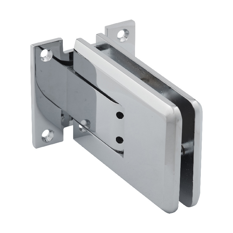 CRL Polished Chrome Atlas Series "All Glass" Door Hinge