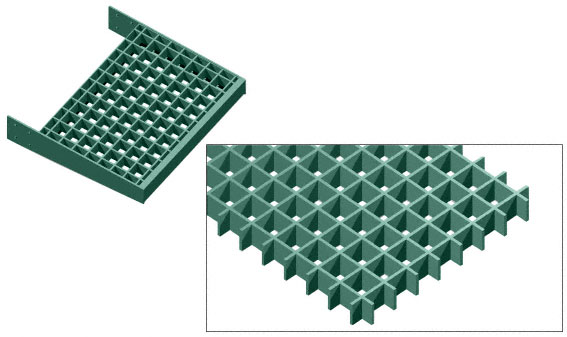 CRL Kynar Painted 24" x 72" Egg Crate Blade - 146"