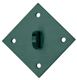 CRL Kynar Painted Diamond Shaped Mounting Plate
