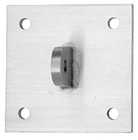 CRL Brushed Stainless Square Mounting Plate